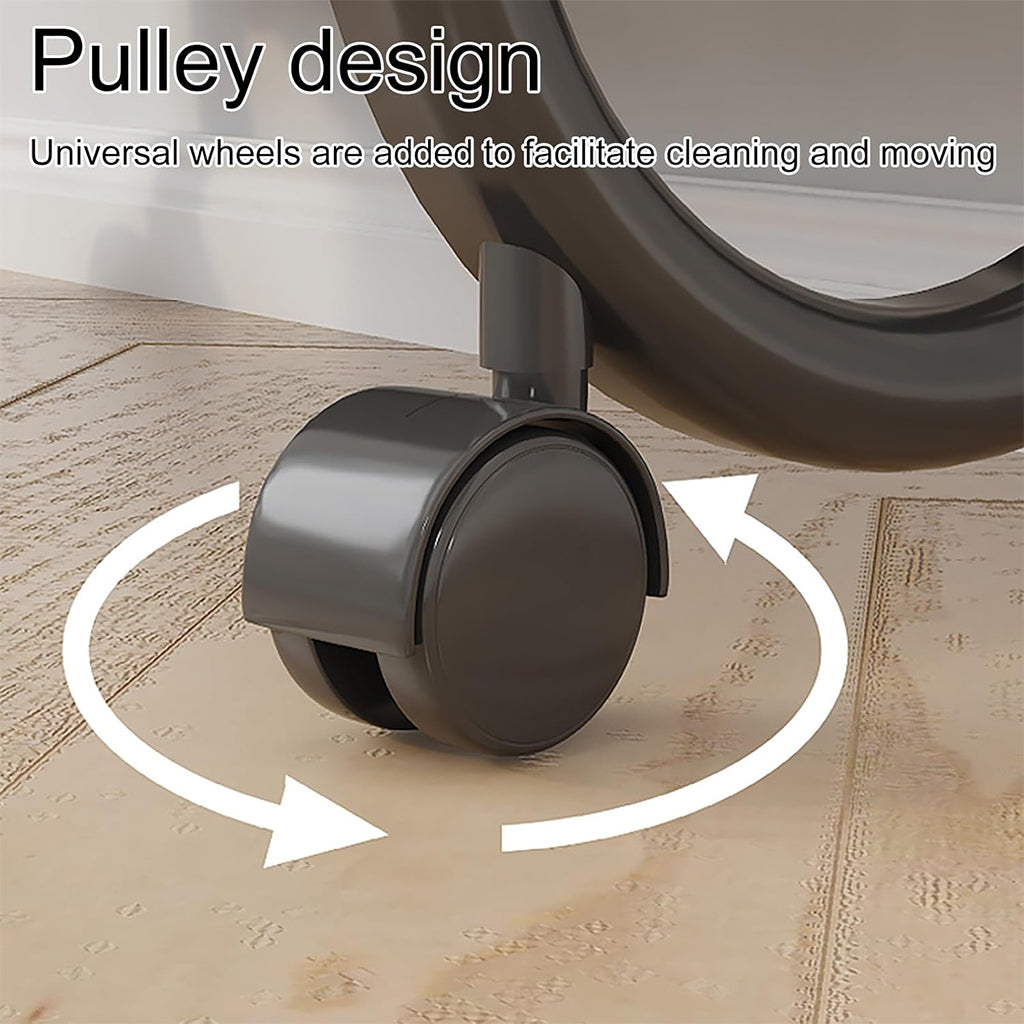 Étagère à Chaussures Design Compact avec Roulettes – حامل أحذية مبتكر متنقل