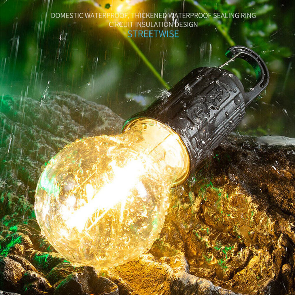 Pack X2 Lampe de Camping Solaire étanche et Rechargeable 3 modes d’éclairage T01-B – مصباح محمول بالطاقة الشمسية