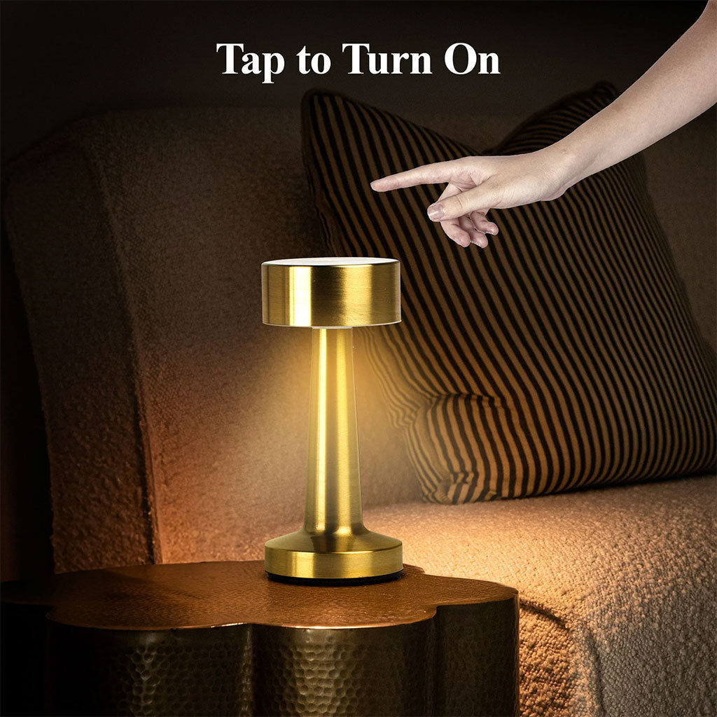 lampe de table LED avec capteur tactile et 3 modes d’éclairage à intensité variable – مصباح ديكور