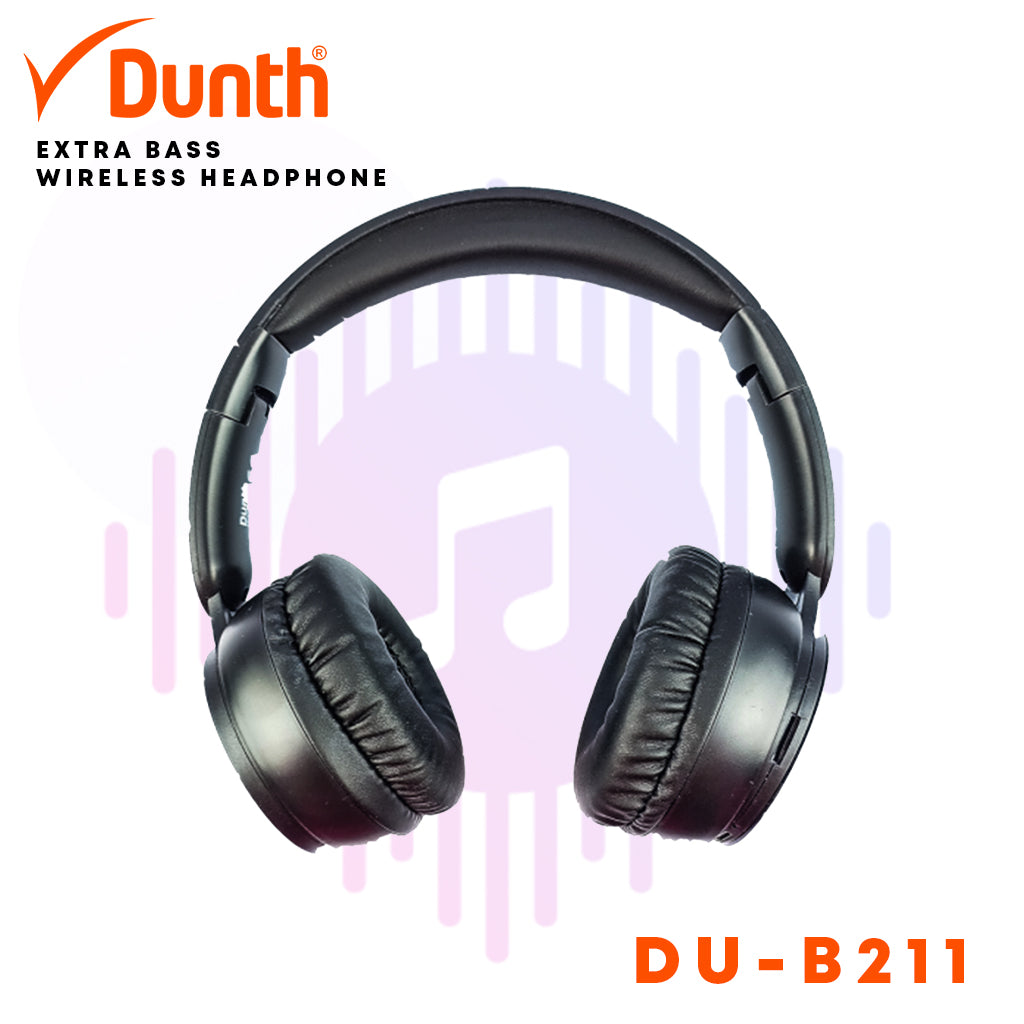Casque bluetooth sans fil, microphone intégré, stéréo DUNTH DU-B211