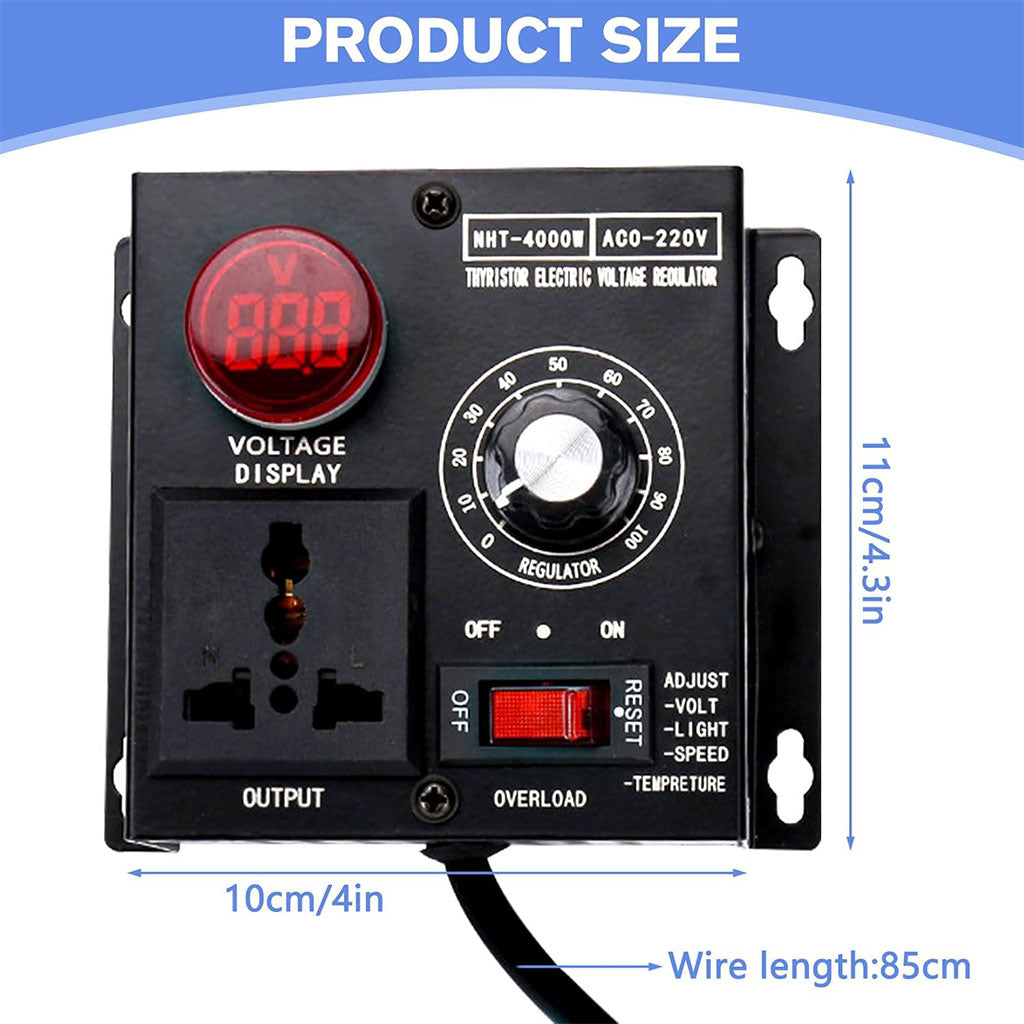 Régulateur de tension SCR AC 230V 4000W
