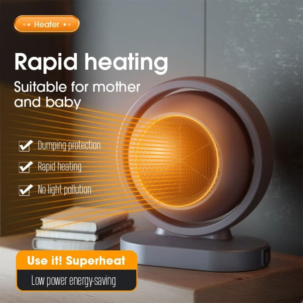 🔥 سخّان الهواء الذكي – تنقية، أمان، وحرارة ثابتة