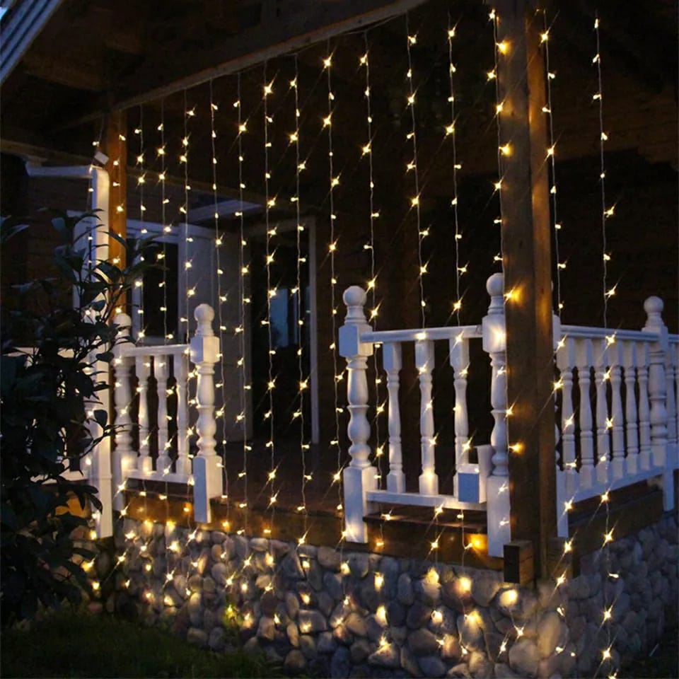 Rideau Lumineux 33 M 220 V pour la décoration extérieure Et des fêtes à la maison