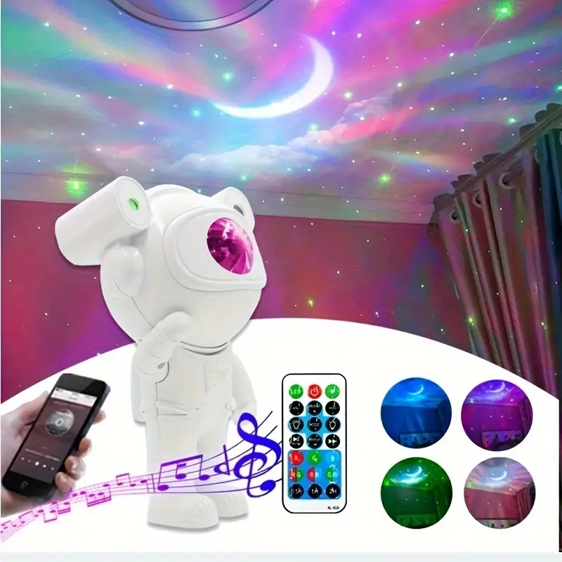 Projecteur d’astronome de ciel étoilé galaxie Bleutooth avec télécommande