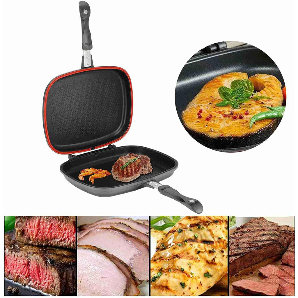 Poêle Dessini made in italy grill double face 36cm – مقلاة مزدوجة جودة أصلية
