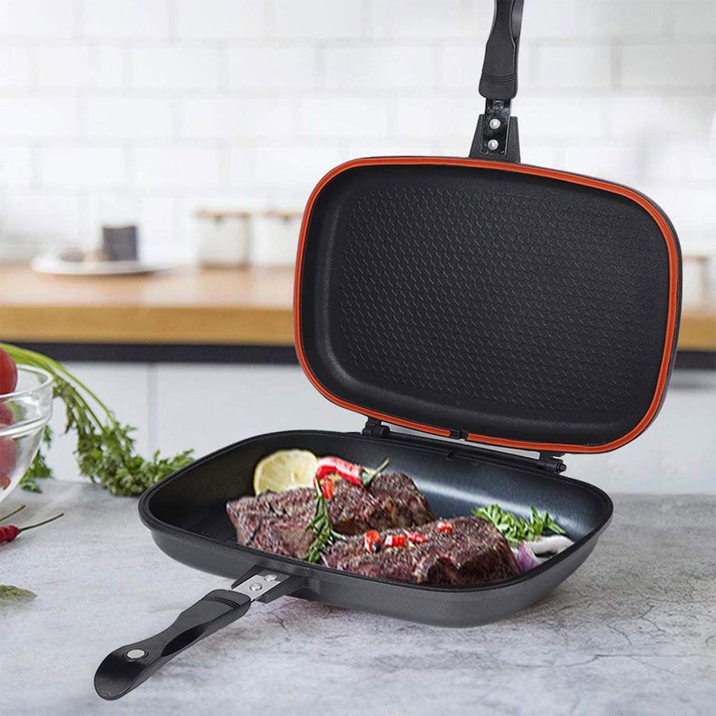Poêle Dessini made in italy grill double face 36cm – مقلاة مزدوجة جودة أصلية