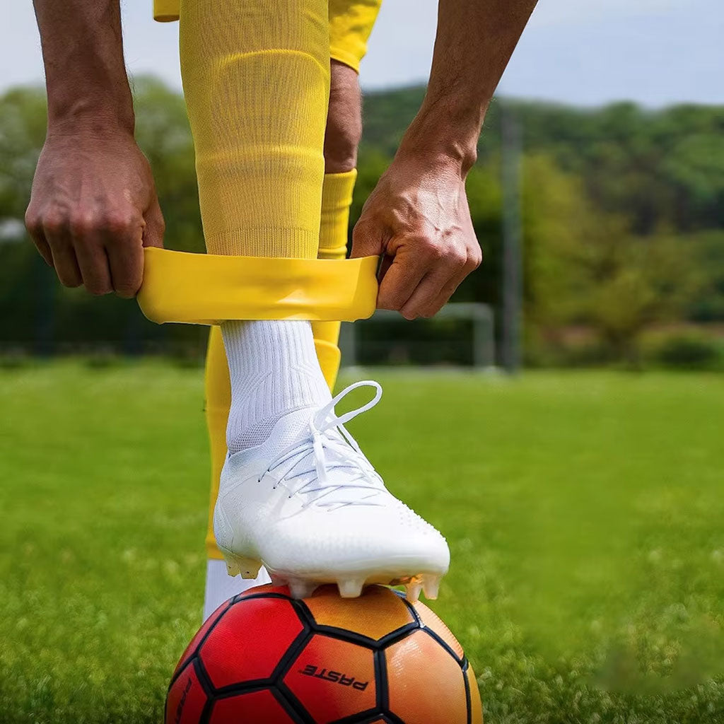 Bandes de maintien pour jambières de football en silicone 2pcs