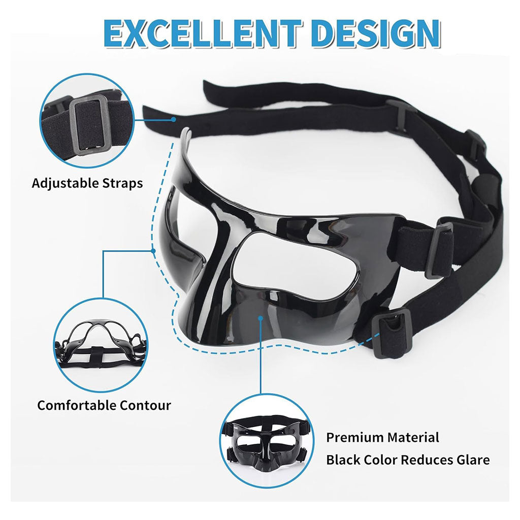 Masque de sport pour entraînement sportif confortable et réglable – قناع واقي للرياضيين