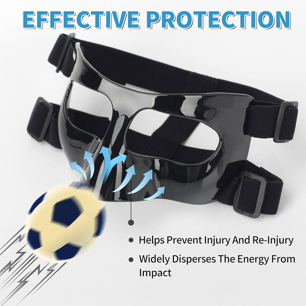Masque de sport pour entraînement sportif confortable et réglable – قناع واقي للرياضيين