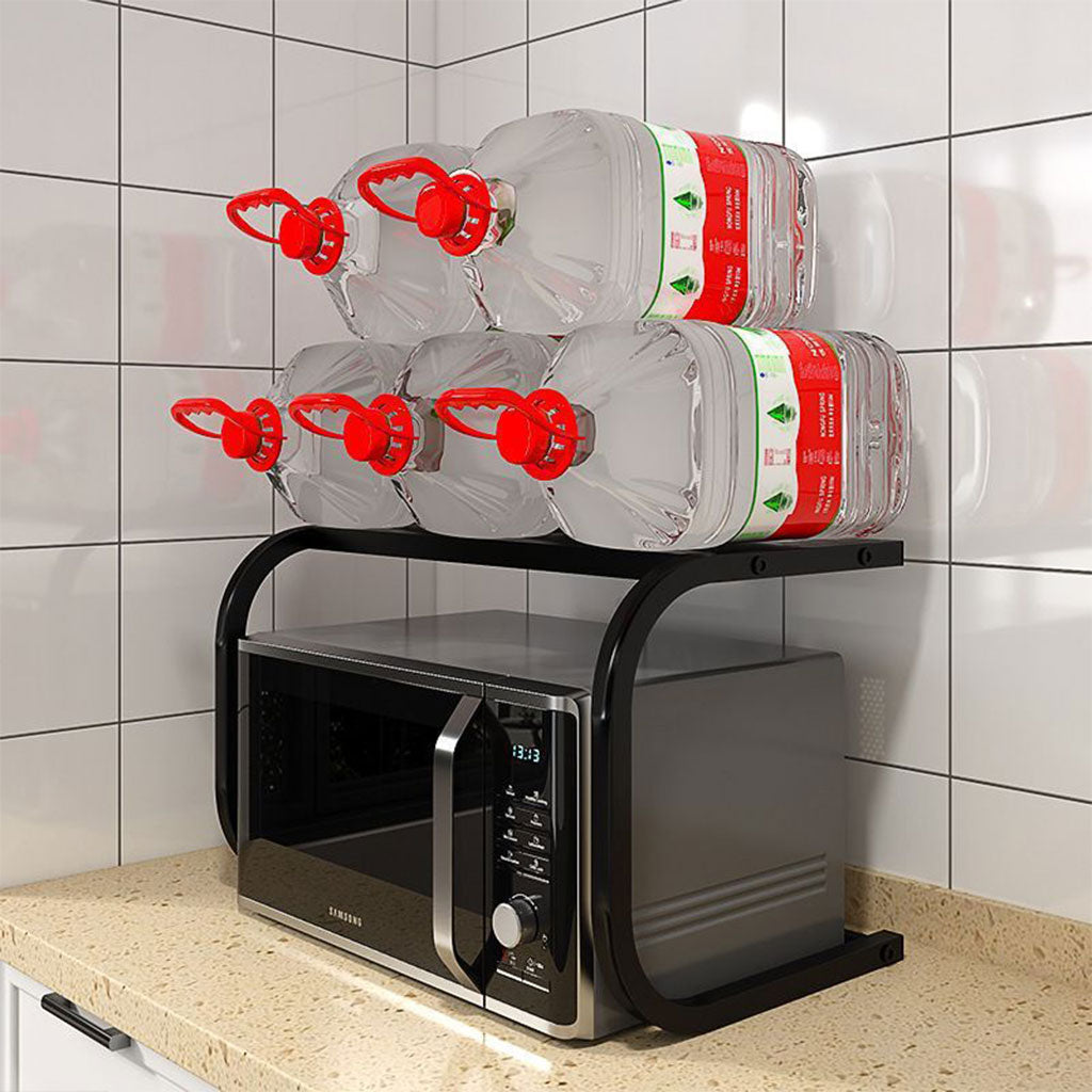 Support à four micro-ondes et porte épices en cuisine – حامل ميكروويف في المطبخ