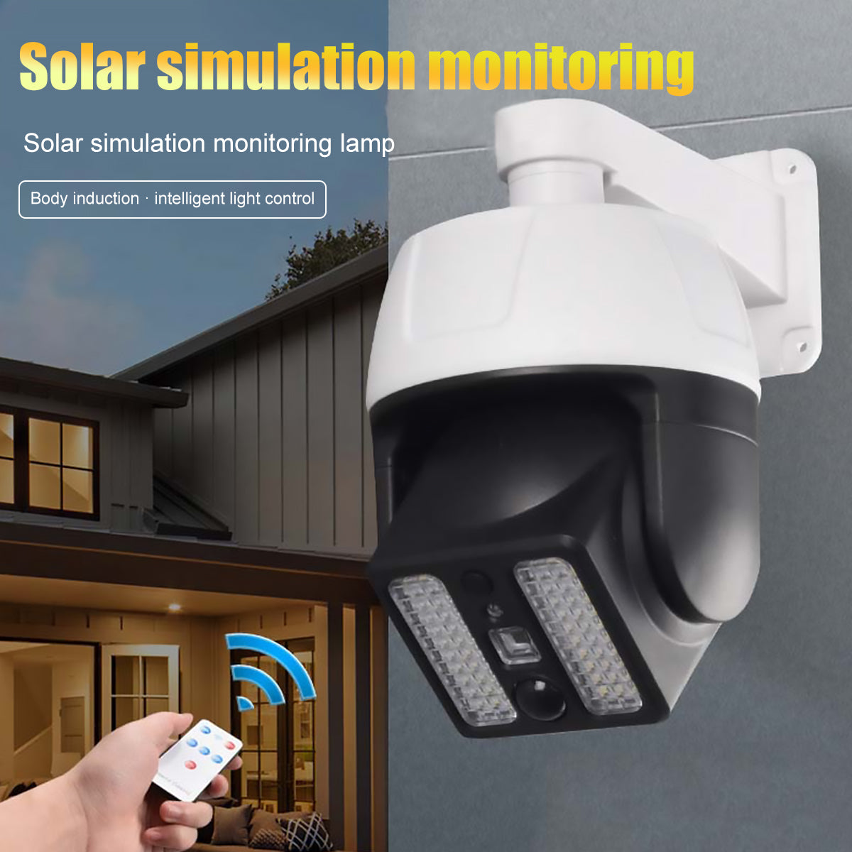 Fake Camera et Lampe Solaire avec Détecteur de Mouvement – مصباح على شكل كاميرة