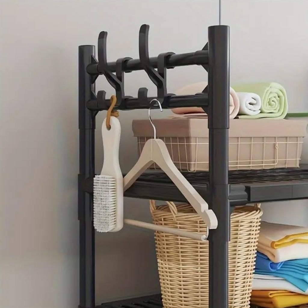 Étagère de Rangement 3 Niveaux pour Salle de Bain – منظم بثلاث طبقات لأدوات الحمام